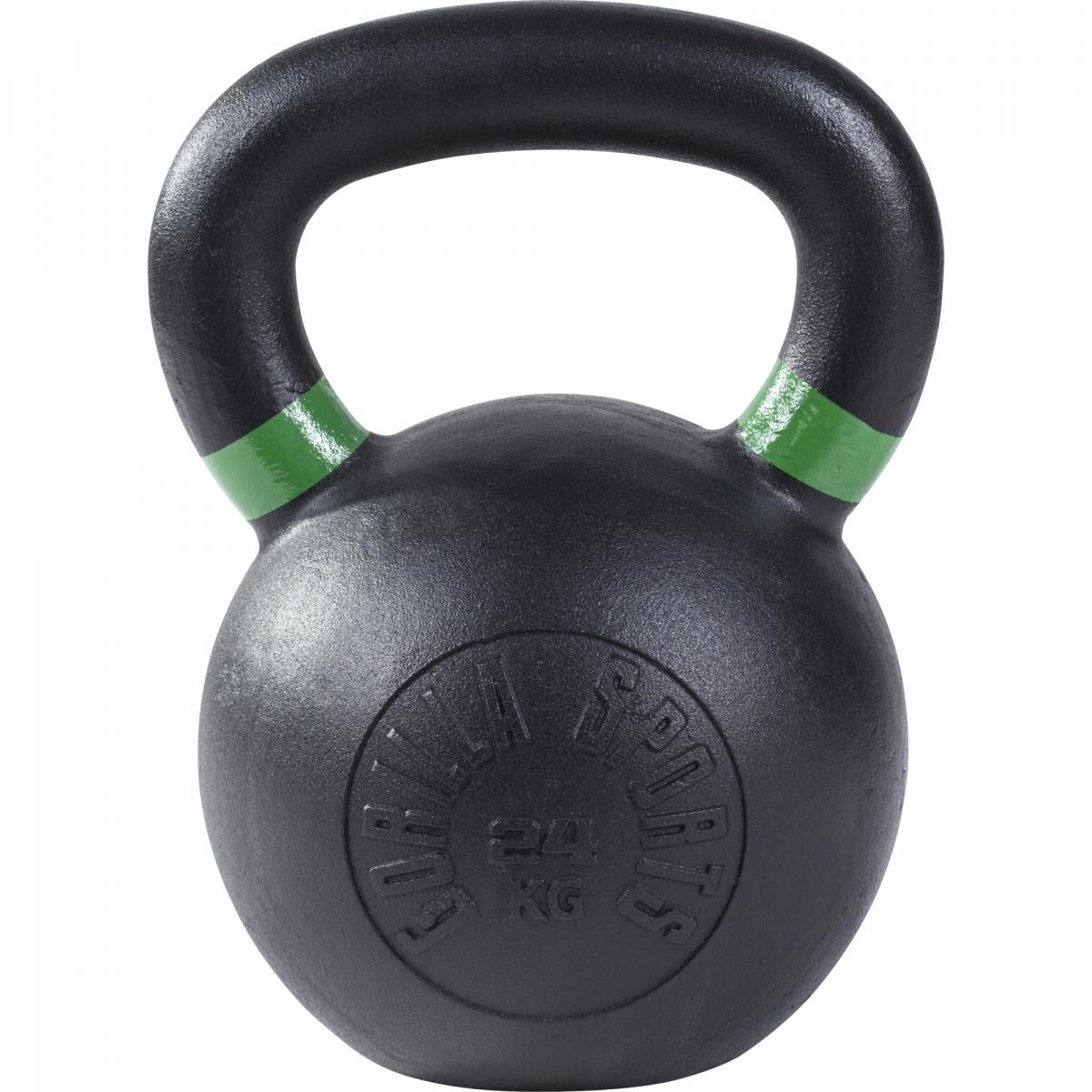 KETTLEBELL FONTE NOIR ET COULEUR | MUSCULATION | POIDS AU CHOIX DE 4KG À 32KG 3/6