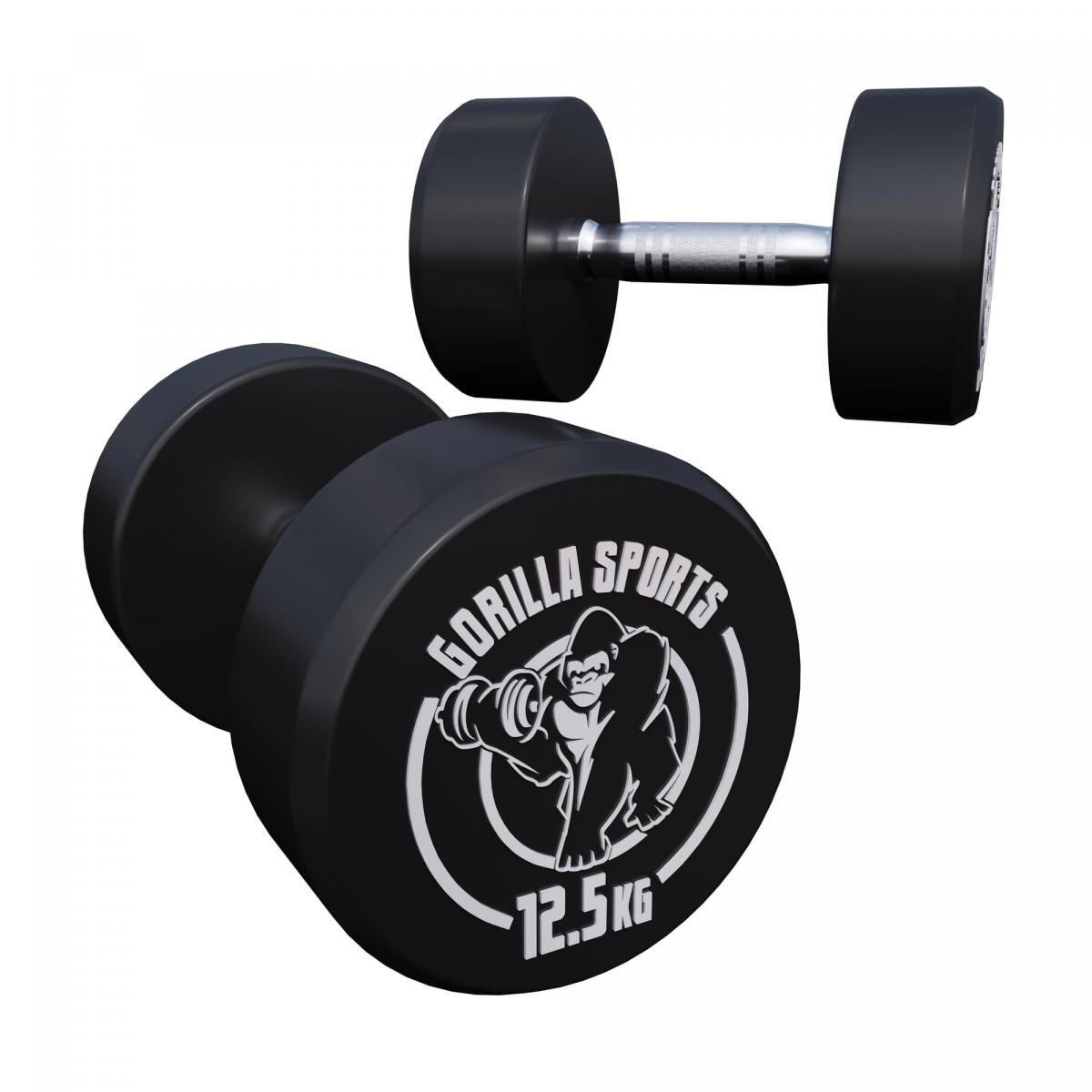 RACK + 5 PAIRES D'HALTÈRES RONDS DE 2,5KG À 15KG 3/7