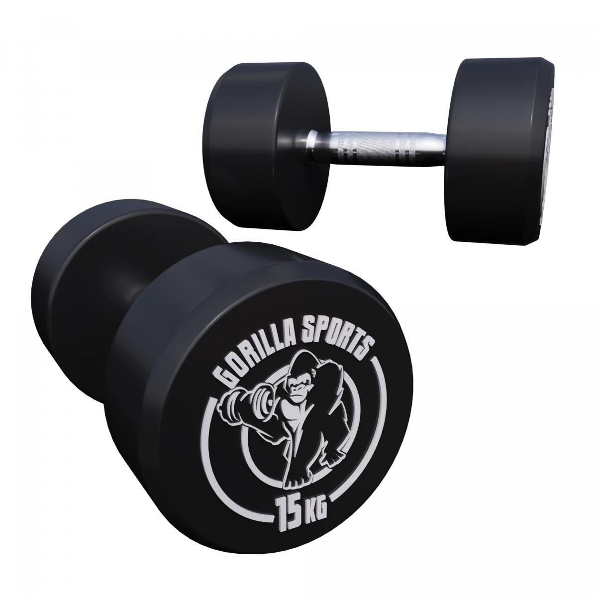 RACK + 5 PAIRES D'HALTÈRES RONDS DE 2,5KG À 15KG 2/7