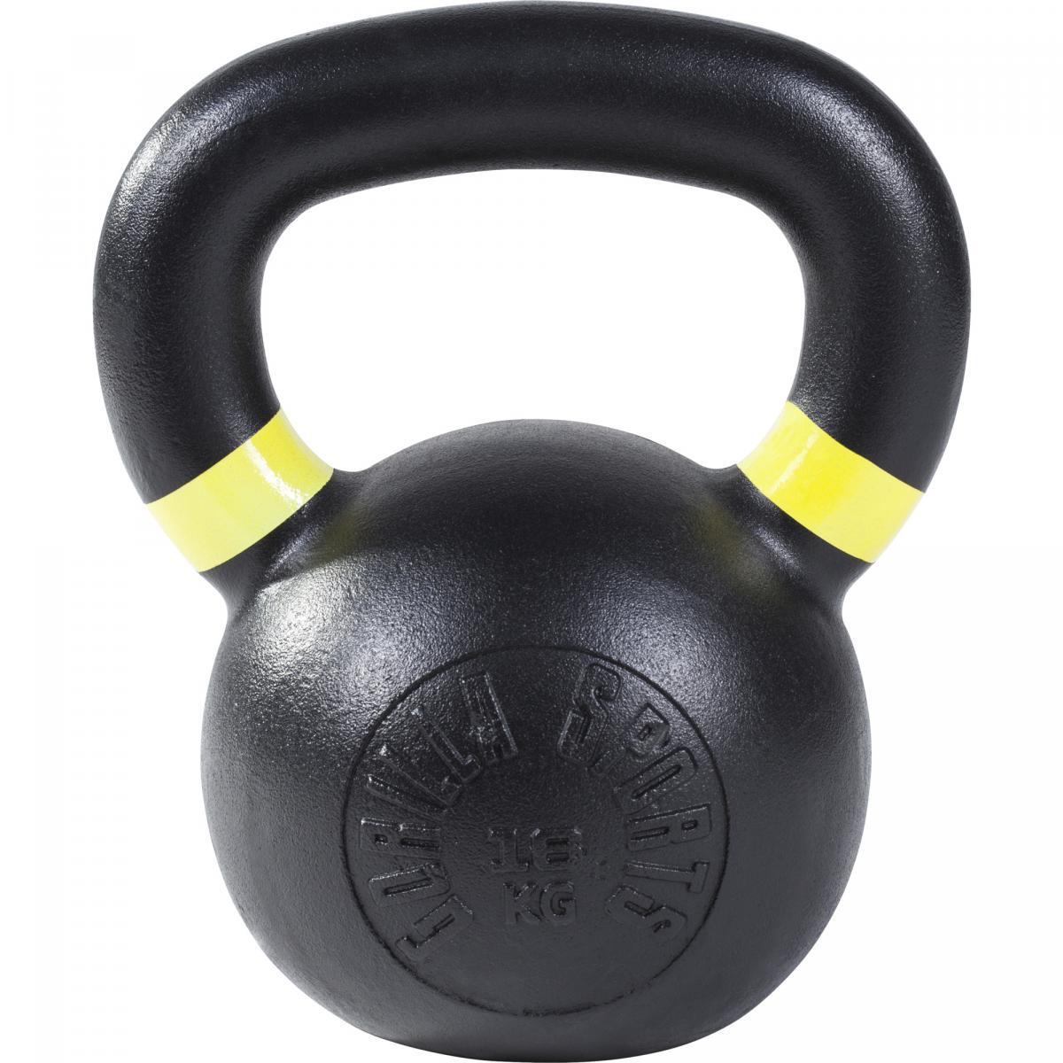 KETTLEBELL FONTE NOIR ET COULEUR | MUSCULATION | POIDS AU CHOIX DE 4KG À 32KG 3/5