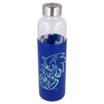 Borraccia di vetro protettiva in silicone Stor Sonic The Hedgehog