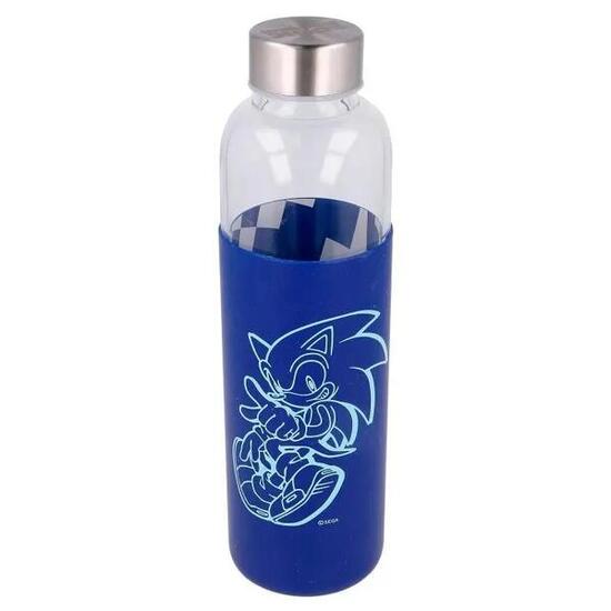 Beschermende glazen fles in silicone Stor Sonic The Hedgehog