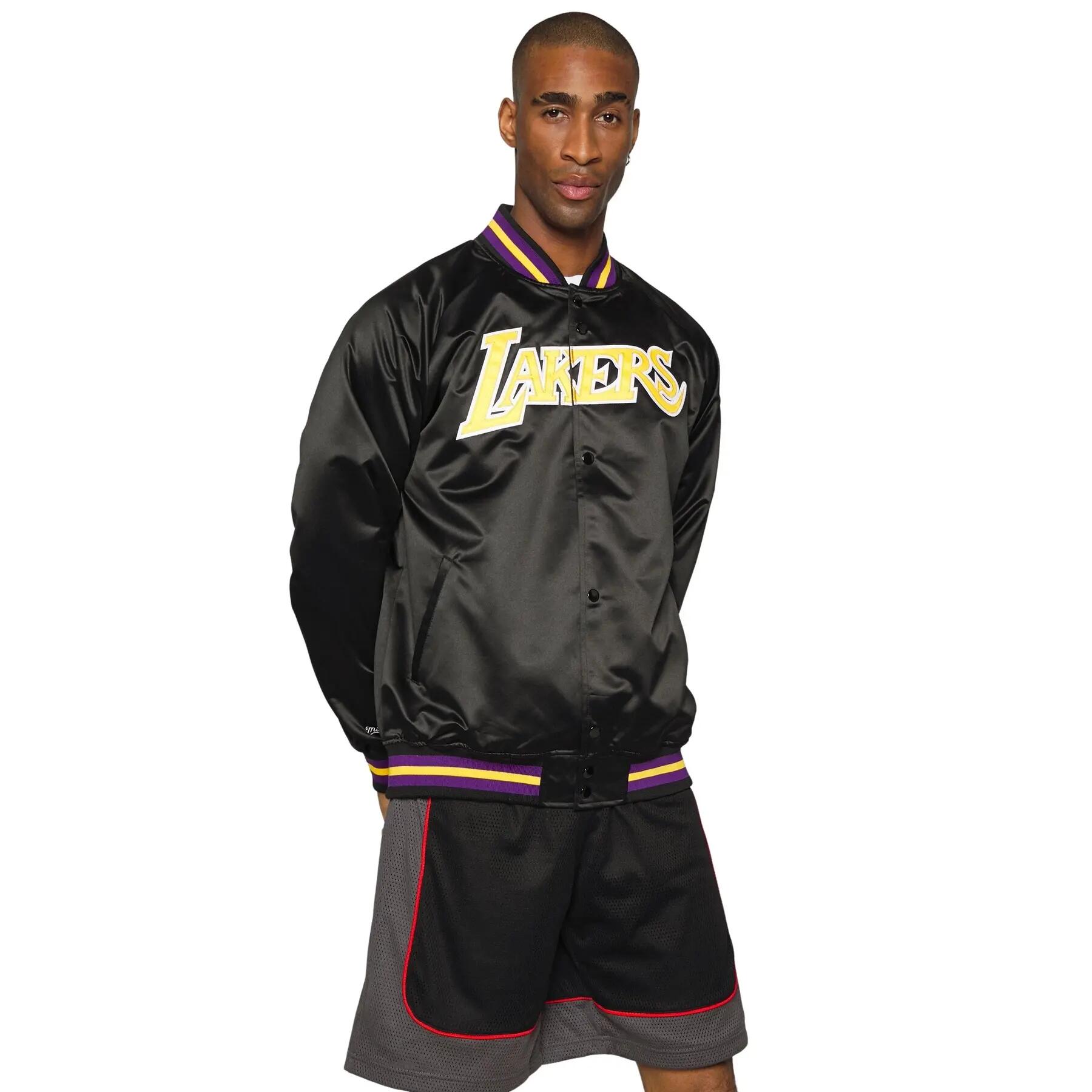 Veste Lightweight Satin Los Angeles Lakers 2/5