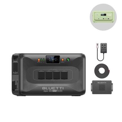 Power station apex300+oplader 2+dubbele dc 2764wh schaalbare energie voor camper