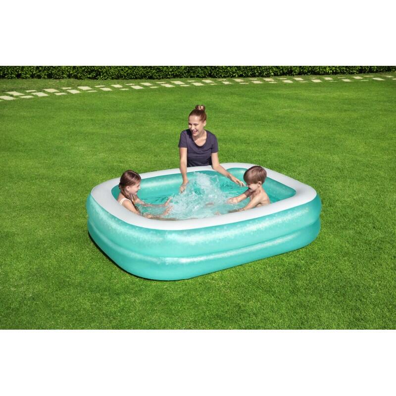 Bestway Piscine familiale gonflable Rectangulaire Translucide 200 x 146 x 48 cm 4/7