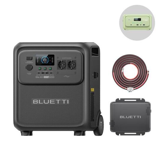 Elite400+Charger 1 3840Wh BLUETTI Powerstation mit Rädern für Notstrom,Outdoor