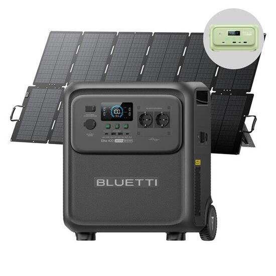 Stacja zasilania BLUETTI Elite400+500W 3840Wh z kołami do zasilania awaryjnego