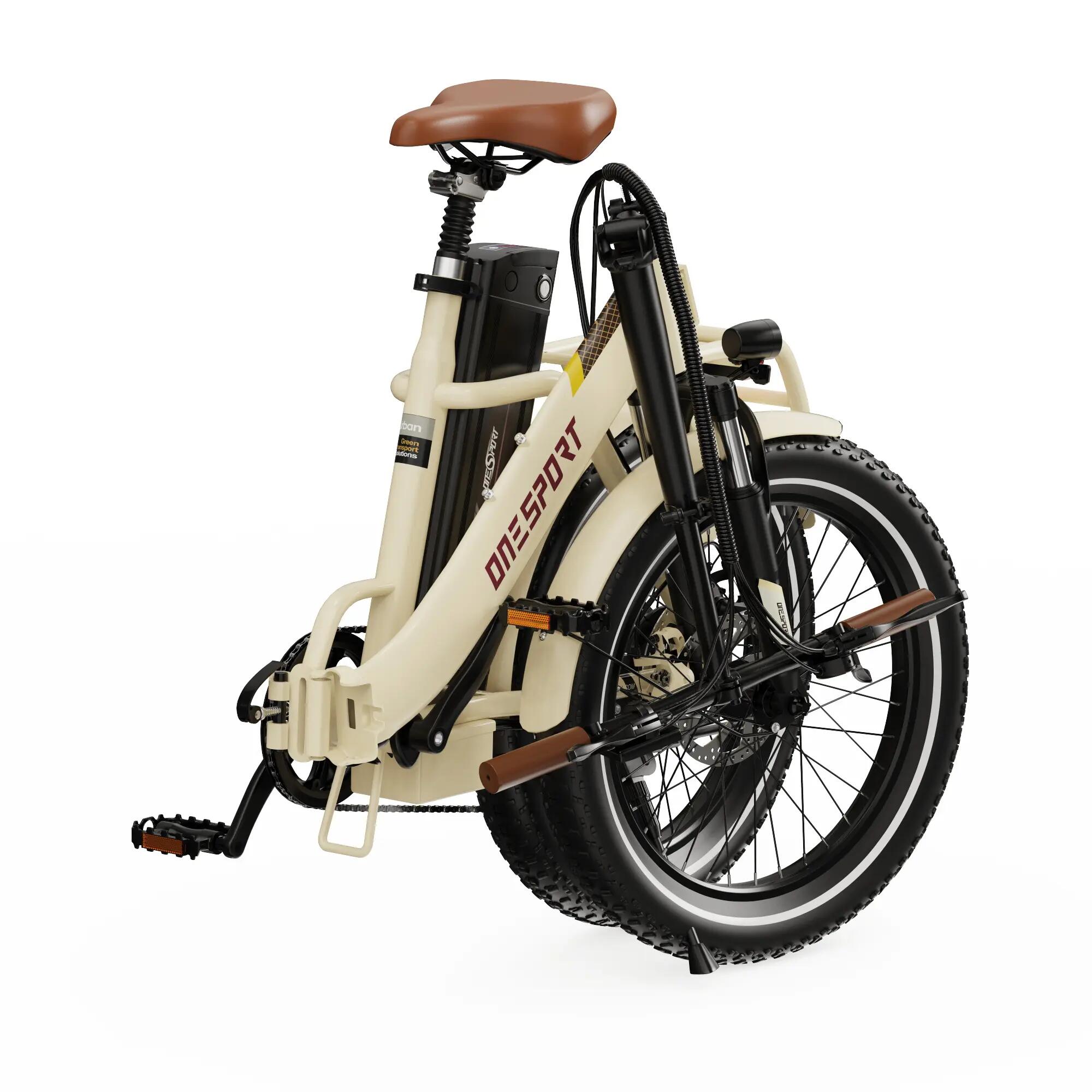 Bicicleta Eléctrica Urbana OT16-2, Batería 48V 17Ah, Neumático 20" 5/13