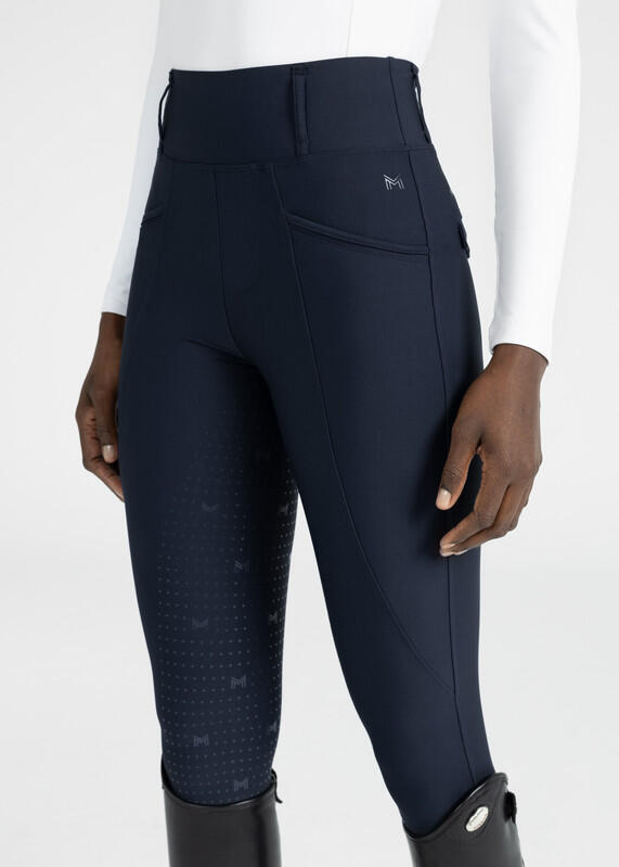 Leggings Pantalón Mujer Equitación Maximilian Pro Full Grip Atlántico 3/6