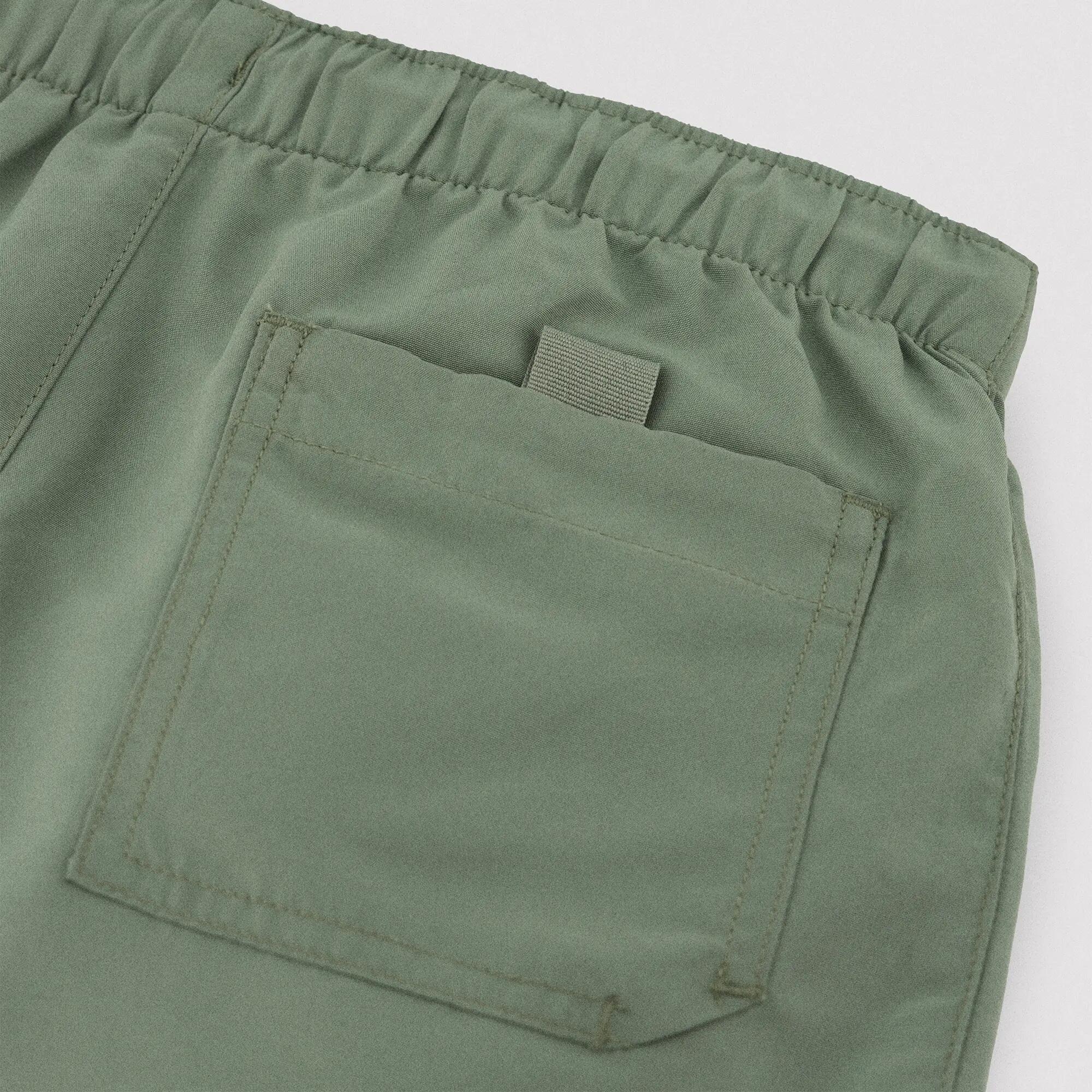 Maillot de bain vert uni pour garçon 3/3