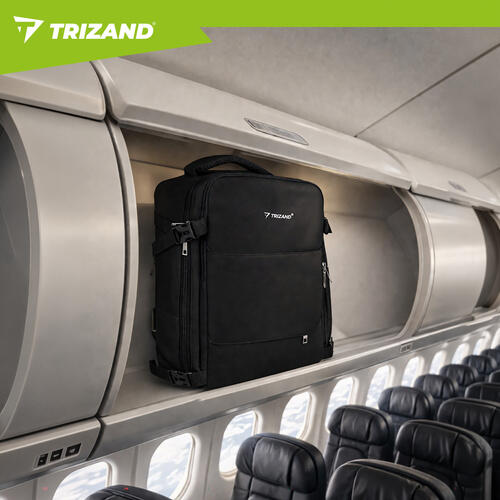 Rucsac calatorie bagaj mana avion, compartiment incaltaminte, USB, fixare troler