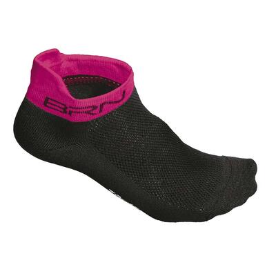 Calzini BRN Short neri/fucsia fluo