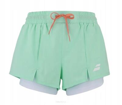 Kleding - padel - dames - performance short - ademend, duurzaam - groen