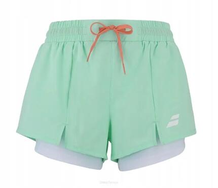 Damen - Padel - Shorts - leicht, atmungsaktiv - grün