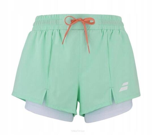 Damen - Padel - Shorts - leicht, atmungsaktiv - grün