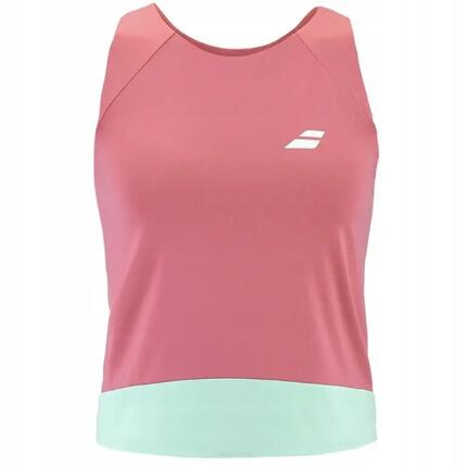Débardeur - tennis - femme - respirant, élastique - perf tank - corail