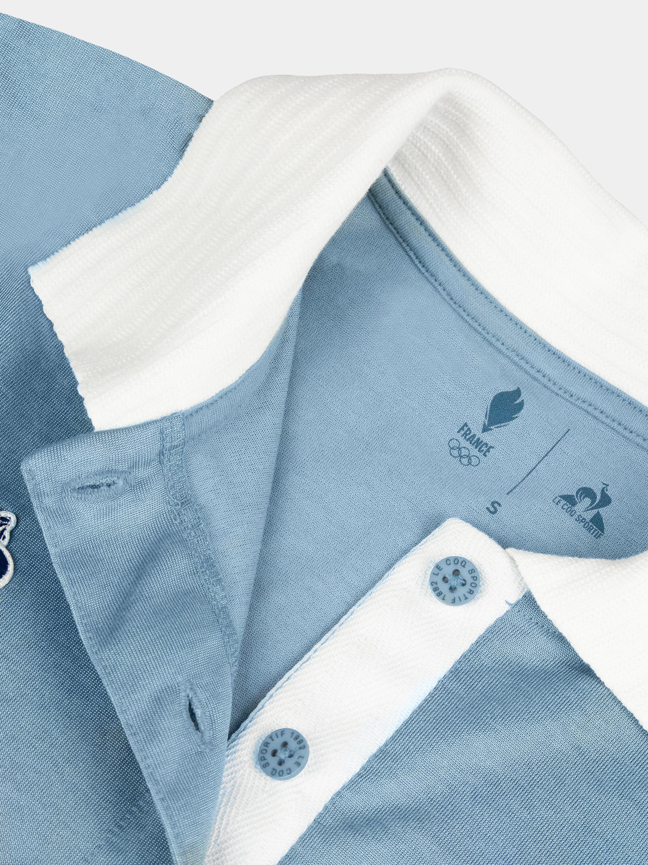 Polo Équipe de France Olympique 2026 en jersey technique JO EQUIPE DE FRANCE 5/5