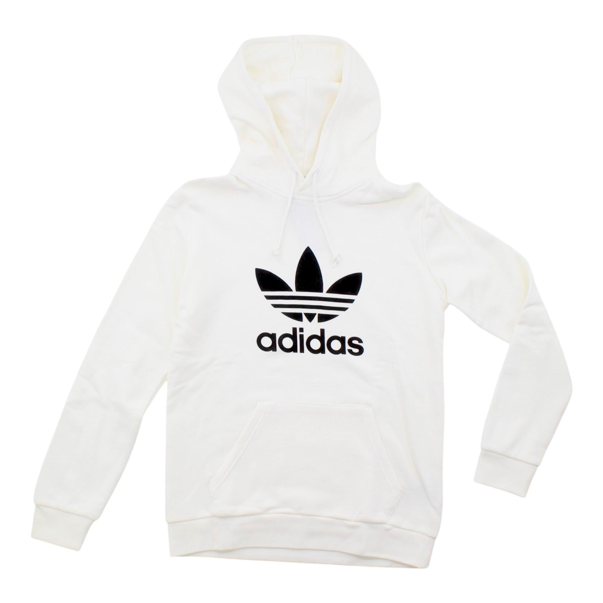 Hoodie Trefoil in Weiß 2/3