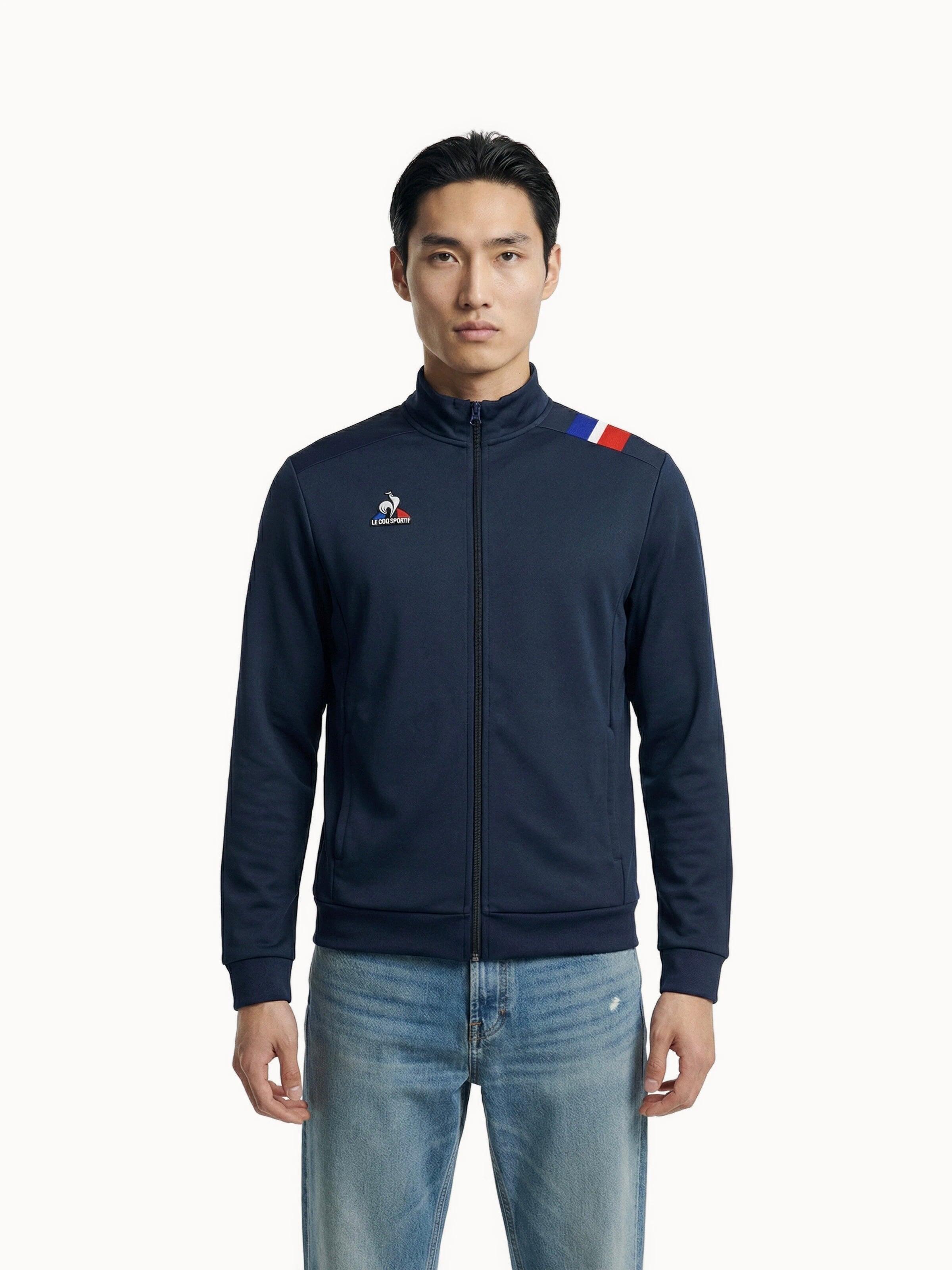 Veste zippée avec détails tricolores Teamsport 1/5