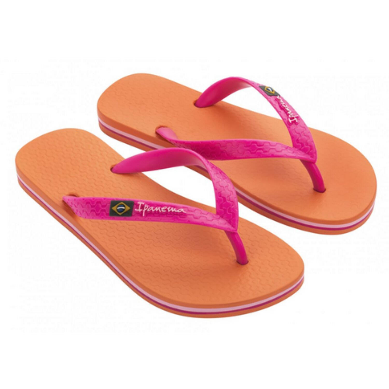 Tongs Ipanema Clas Brasil II pour femme, orange, pour piscine 2/3