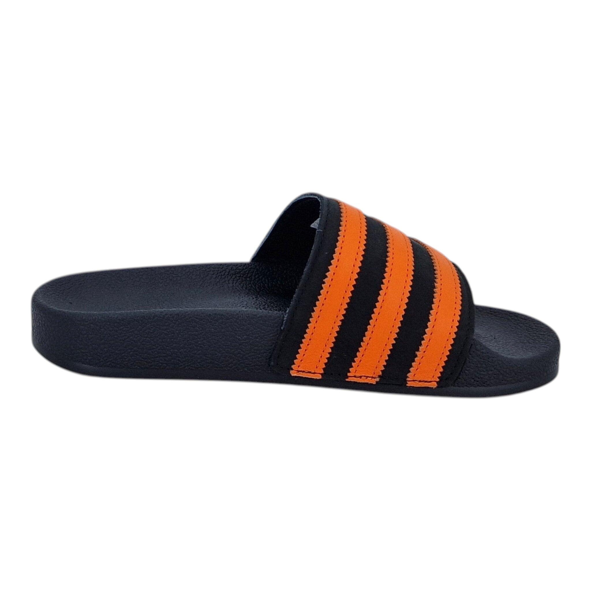 Badeschuhe Adilette Slipper in Schwarz 3/4