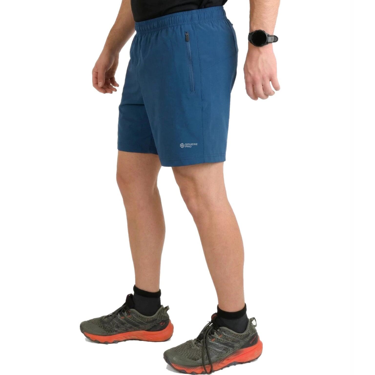 Calcas De Treino Homem - SPHERE PRO M's RICHARD Short Running - Indigo Blue 2/3