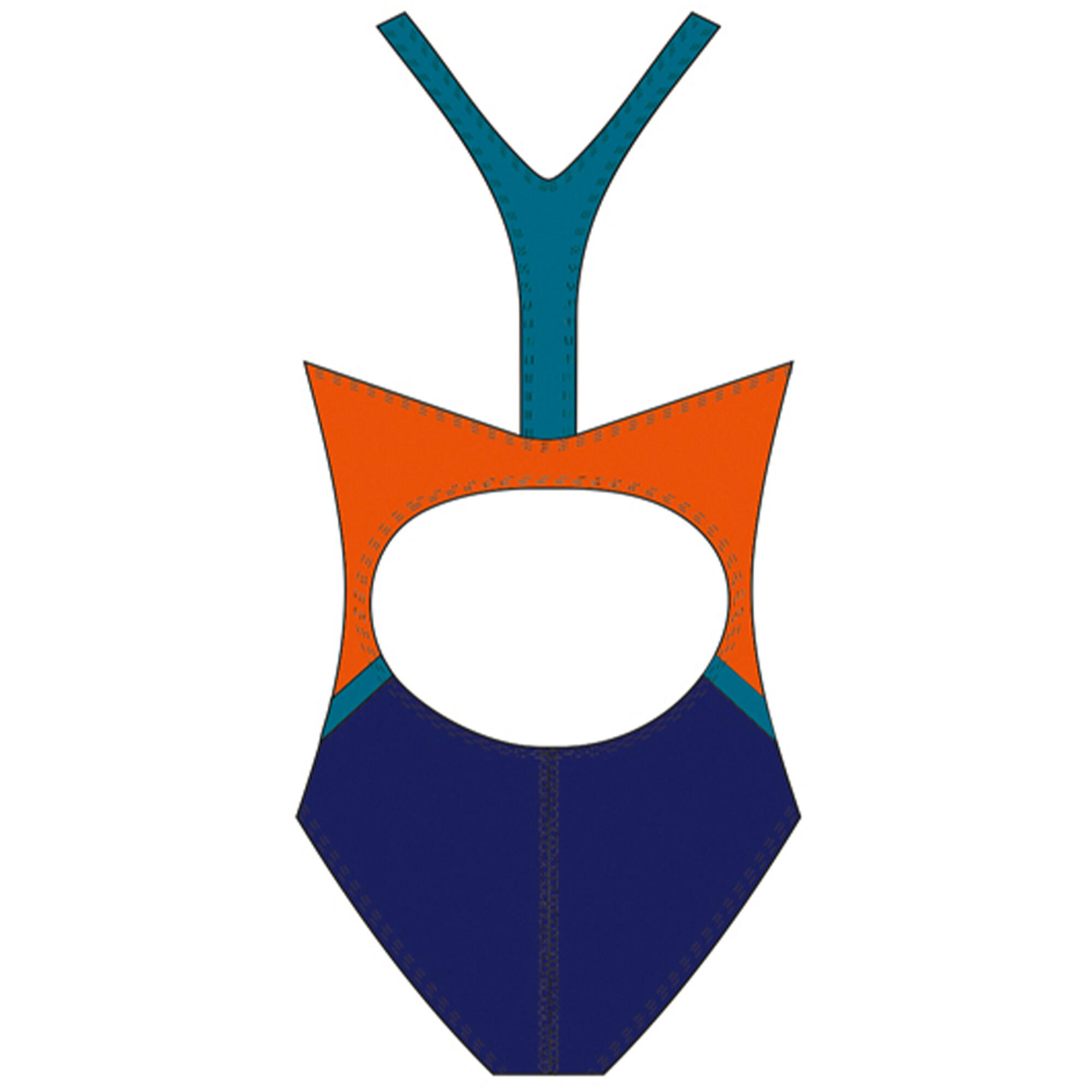Strój kąpielowy dla dziewczynki Aquafeel Racer Back