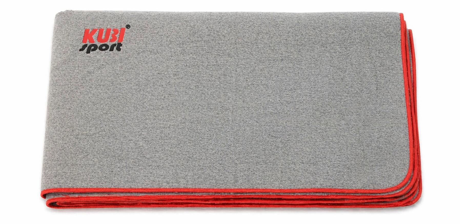 Serviette à séchage rapide 150 x 85 cm gris 3/4