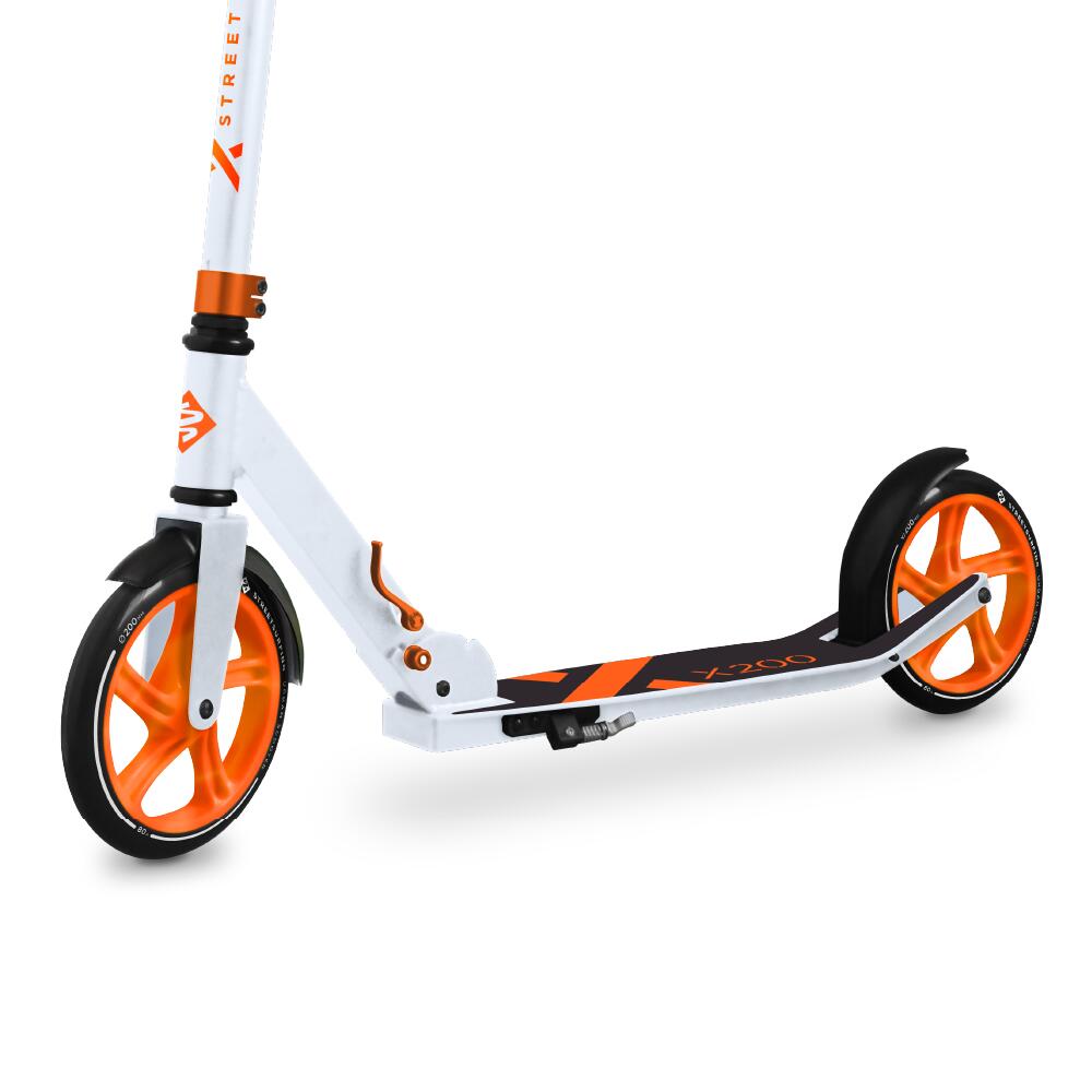 Trotinete Urbana X200 Electro Orange – Dobrável, rodas PU 200 mm, alumínio 2/4