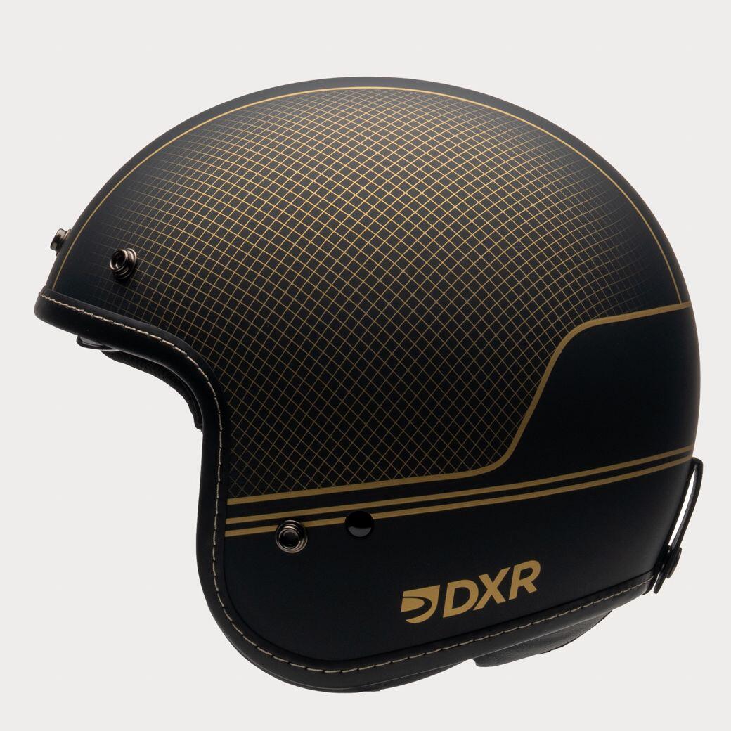 MOTOBLOUZ Casque JET ELEMENT SUGAR HILL Black pour Scooter Vélo Trottinette 2/7