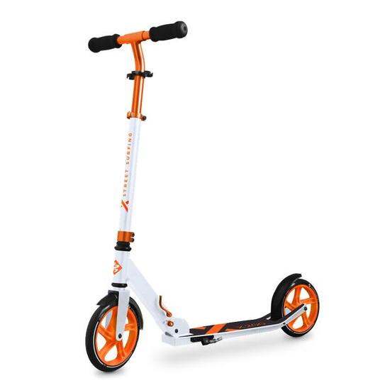 Trottinette Urbaine X200 Electro Orange – Pliable, roues PU 200 mm alu renforcé