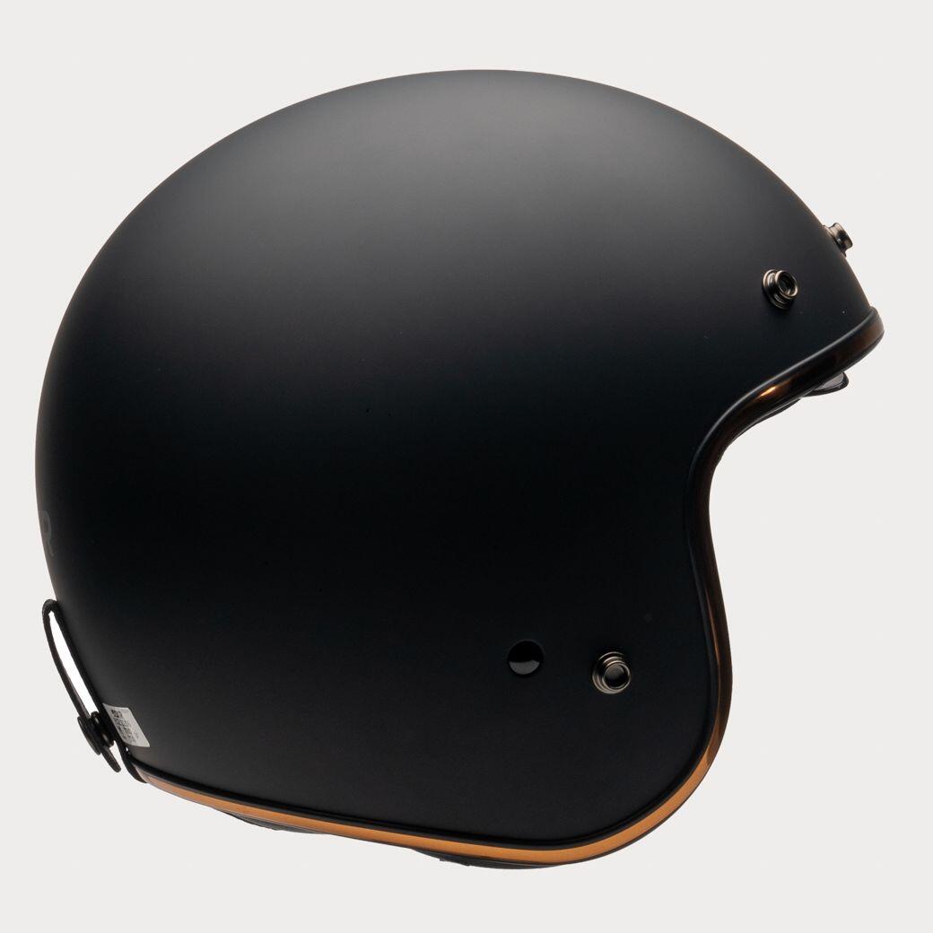 MOTOBLOUZ Casque JET ELEMENT EVO Black pour Scooter Vélo Trottinette 5/6