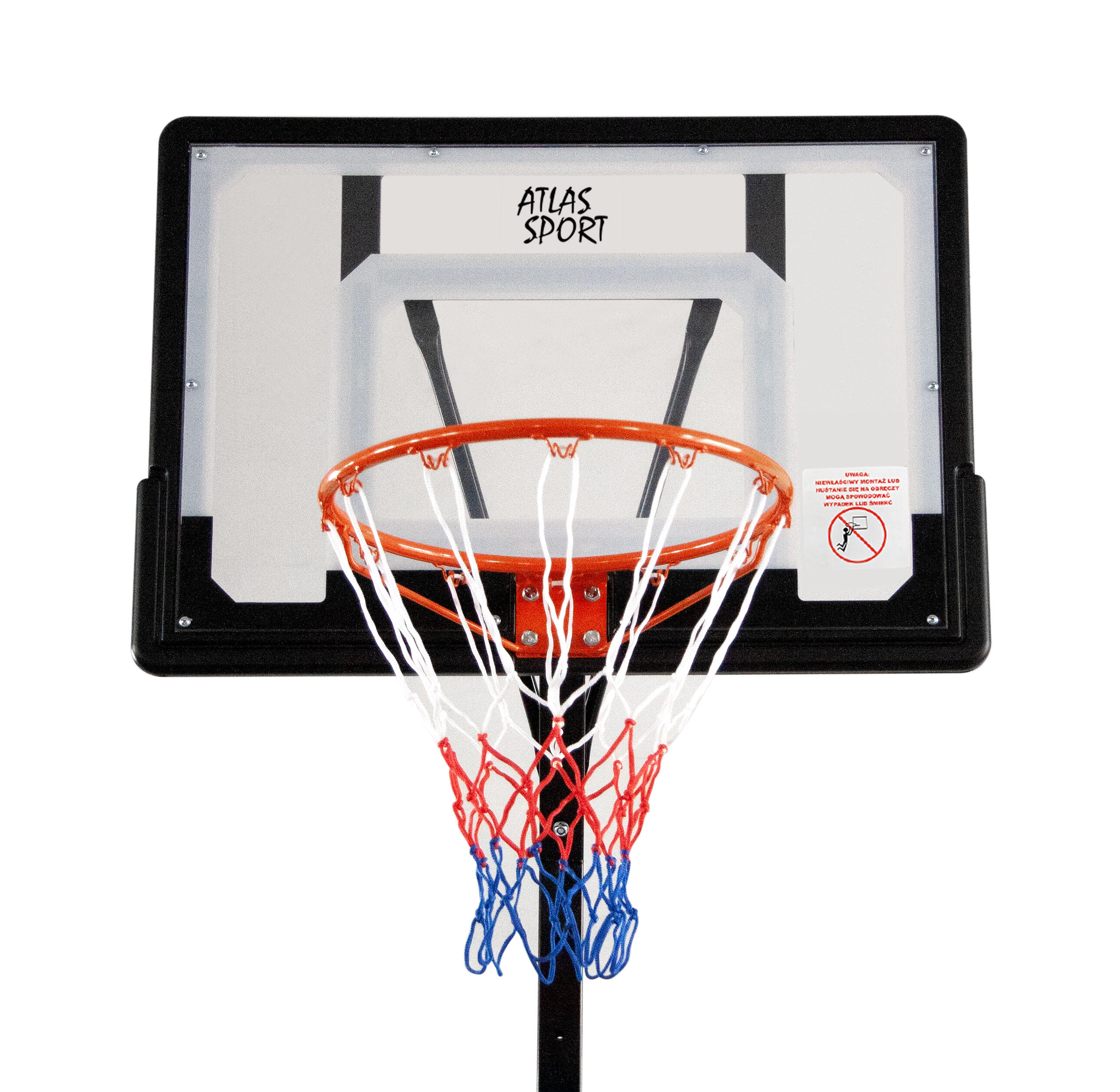 Kosz do koszykówki zestaw regulowany 034 260 cm Atlas Sport 3/5