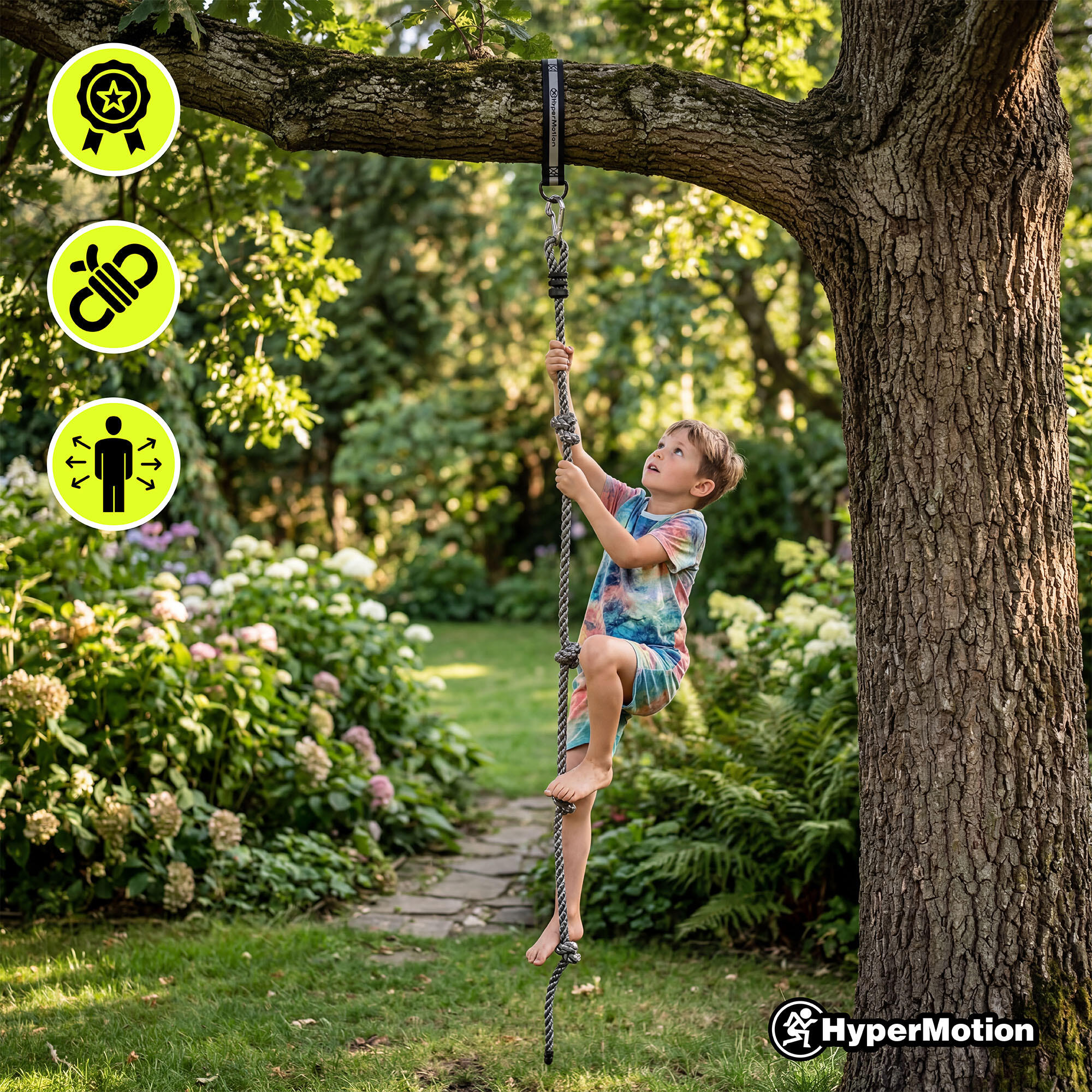 Ensemble Gym Escalade 6 en 1 Aire de Jeux Maison Jardin EN71 Max 100kg 3 Ans+ 5/7