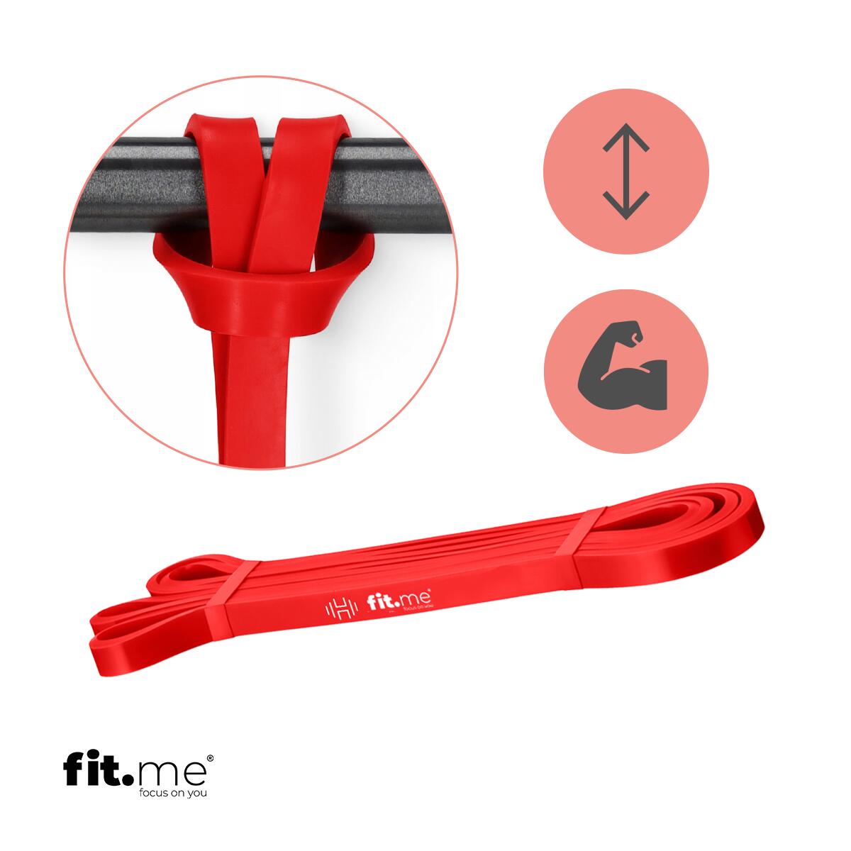 Zestaw 4 Gum Oporowych Do Ćwiczeń 2-45 kg Fit.me 4/6