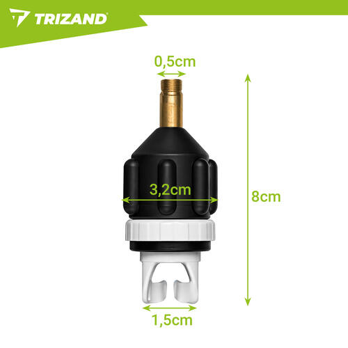 Adaptor pompa placa SUP, universal, compatibil compresor si pompa bicicleta