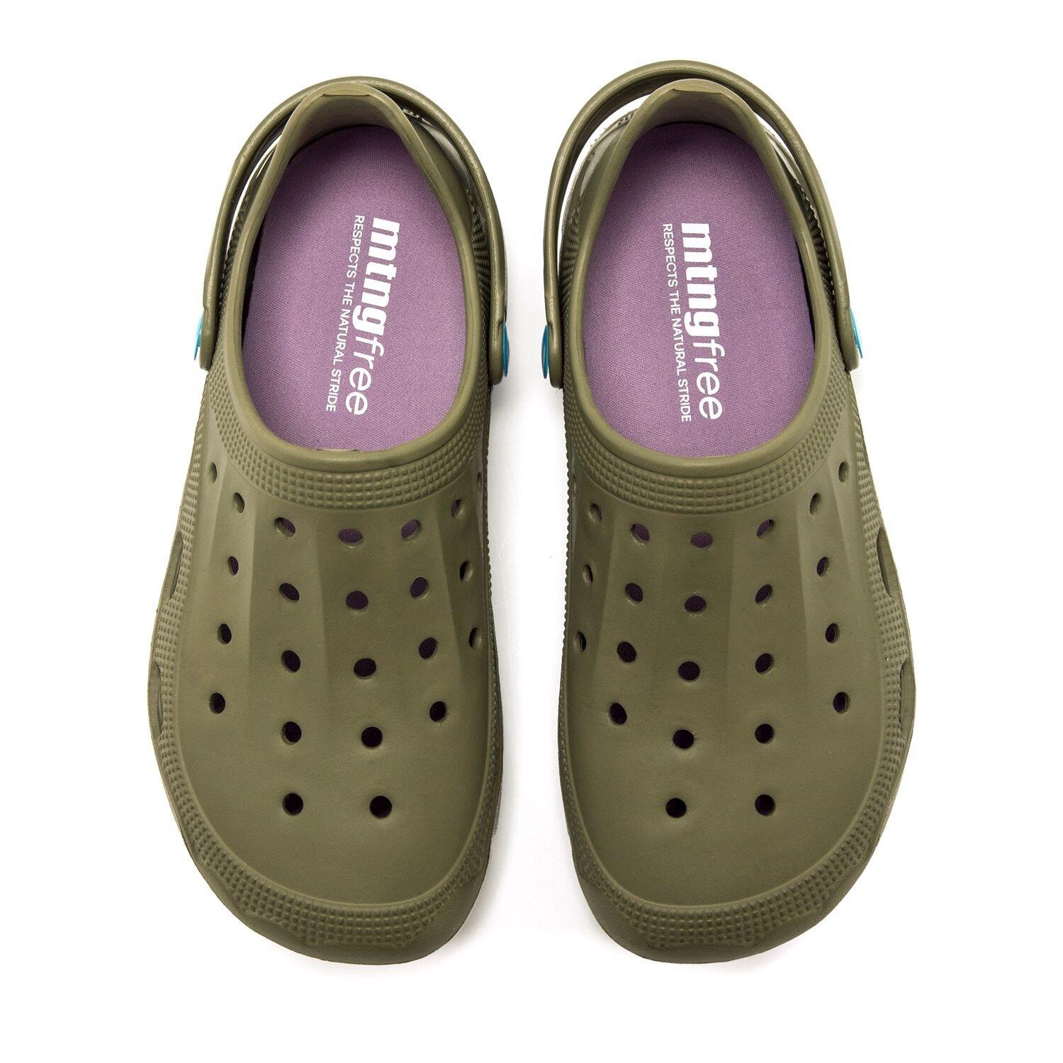 Zapatillas caminar PLANOS Mujer barefoot MTNG Free care Verde 2/7