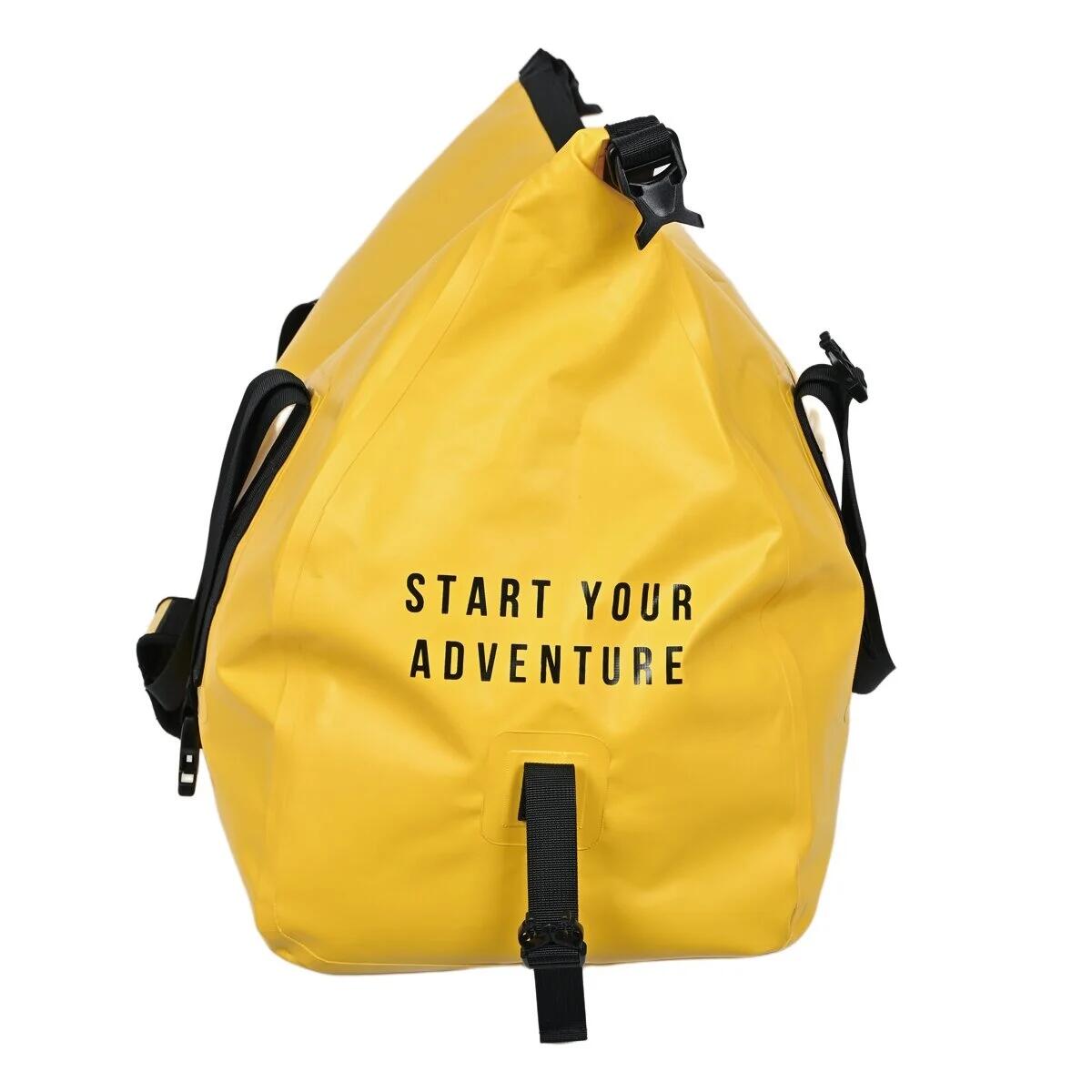 Stardupp Waterproof Roll Duffel Bag 60 Liter gelb (IP66) 3/6