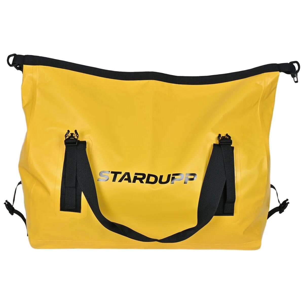 Stardupp Waterproof Roll Duffel Bag 60 Liter gelb (IP66) 4/6