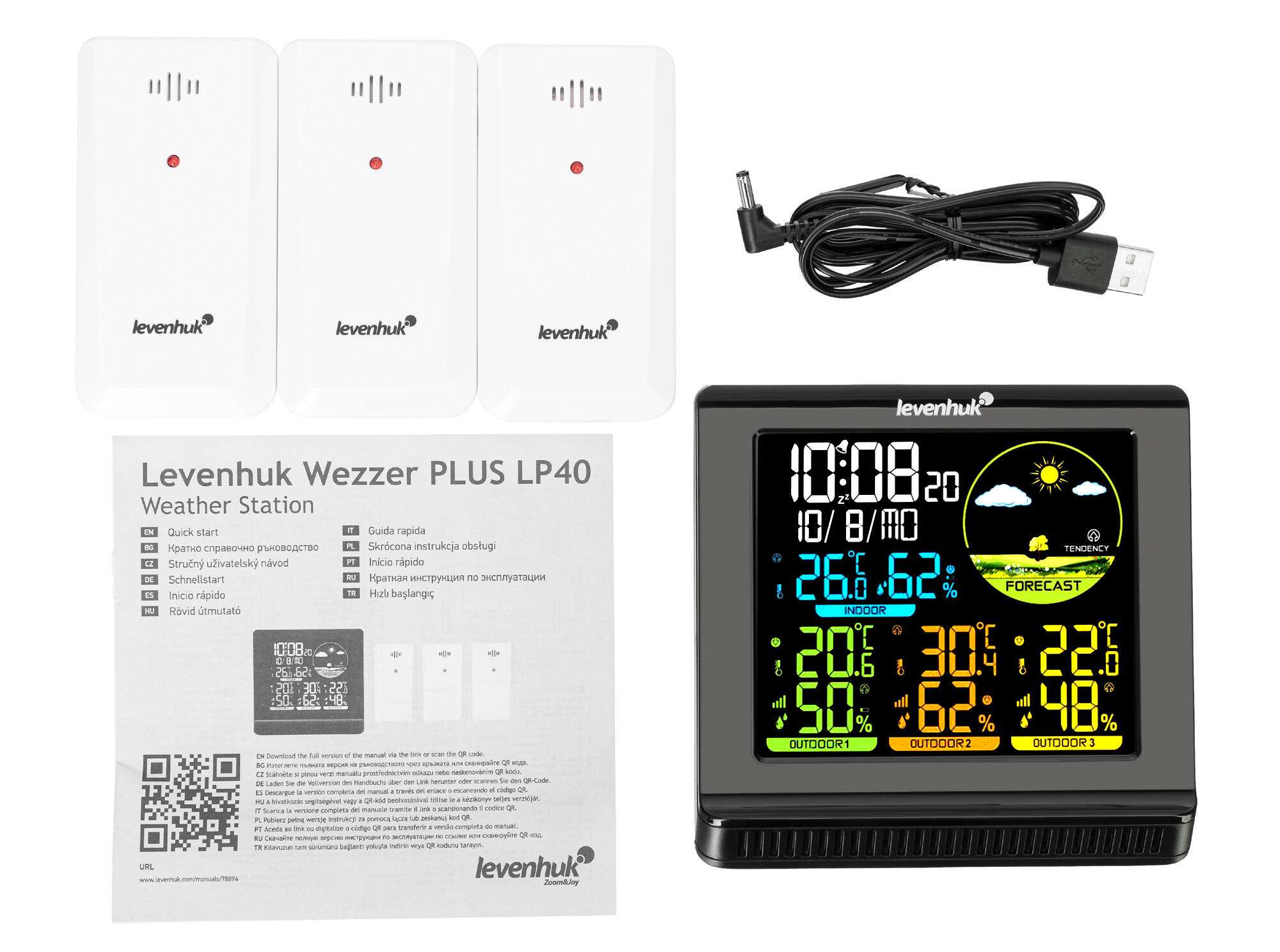Estación meteorológica Levenhuk Wezzer PLUS LP40 3/7