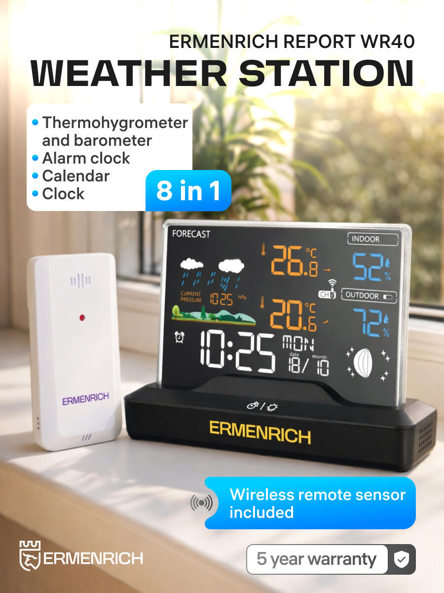 Estación meteorológica Ermenrich Report WR40 2/7