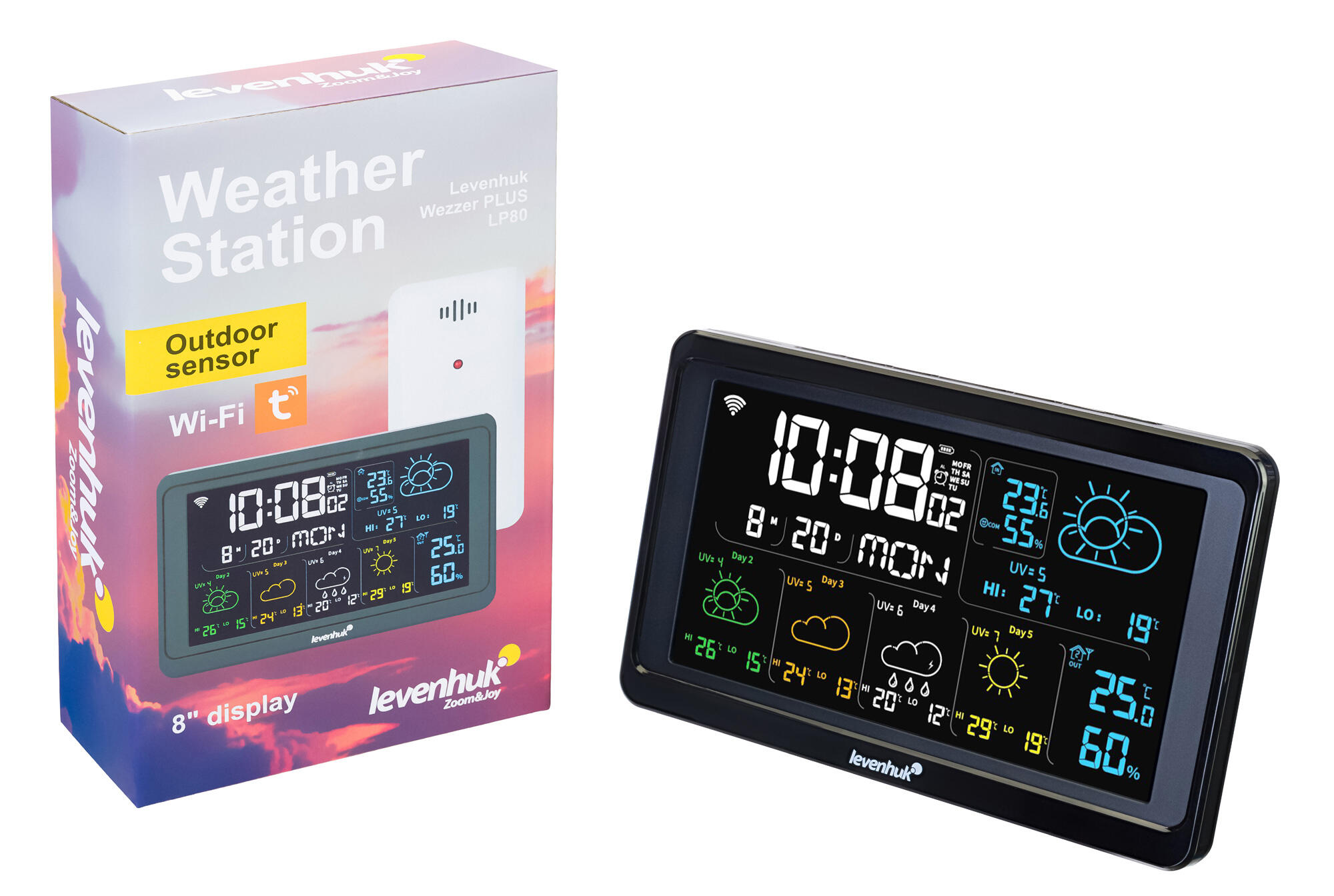 Estación meteorológica Levenhuk Wezzer PLUS LP80 2/7