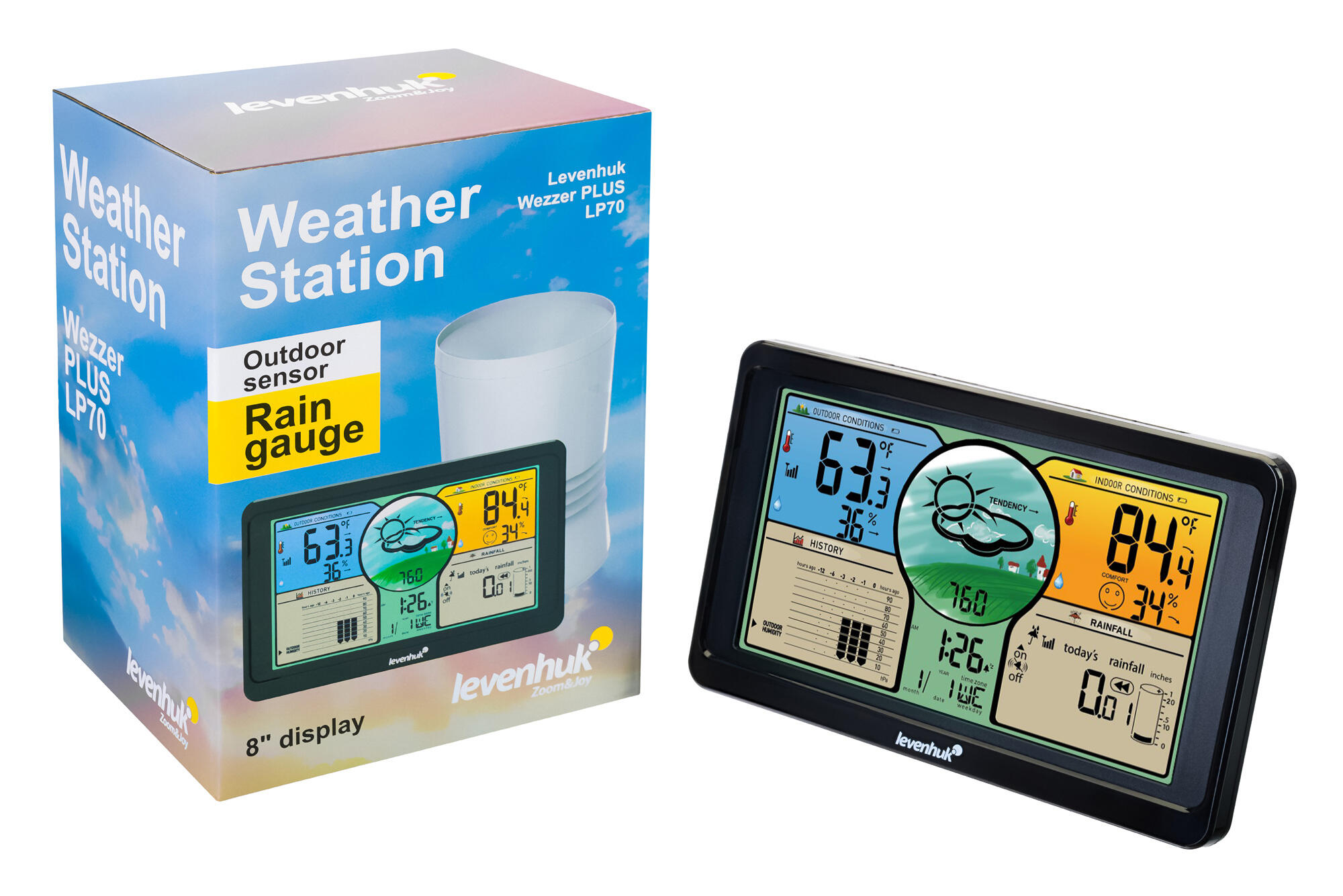 Estación meteorológica Levenhuk Wezzer PLUS LP70 2/7