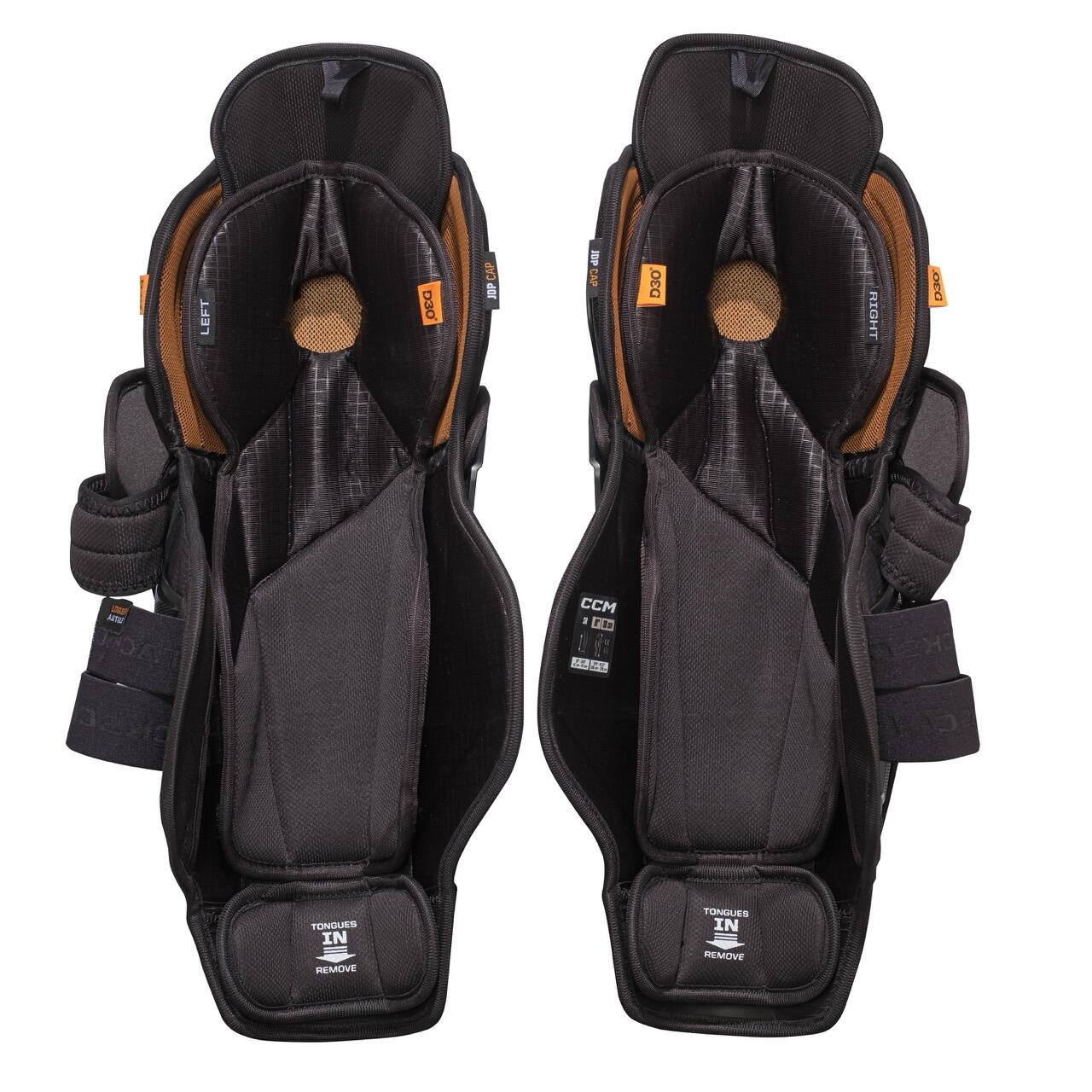 CCM Tacks XR Pro Junior espinilleras de hockey 2/3