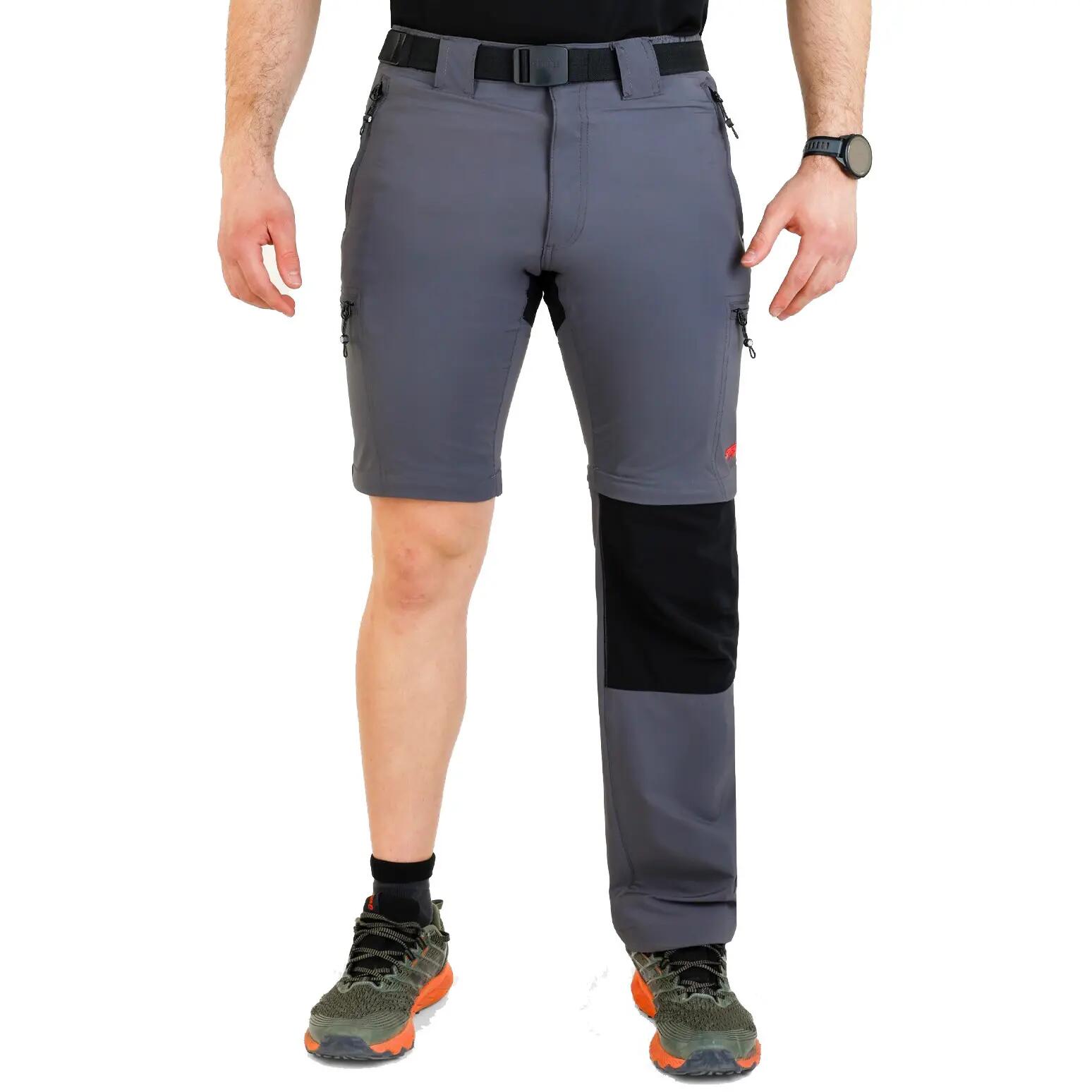 Calças montanha homem KINGSTON Pant. Desmont. (EST) - preto 2/2