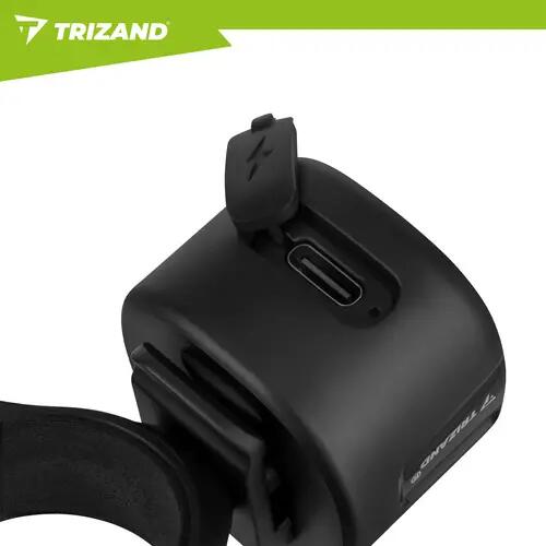 Stop bicicleta LED, 17 LED-uri, 6 moduri iluminare, USB-C, IP66 7/7