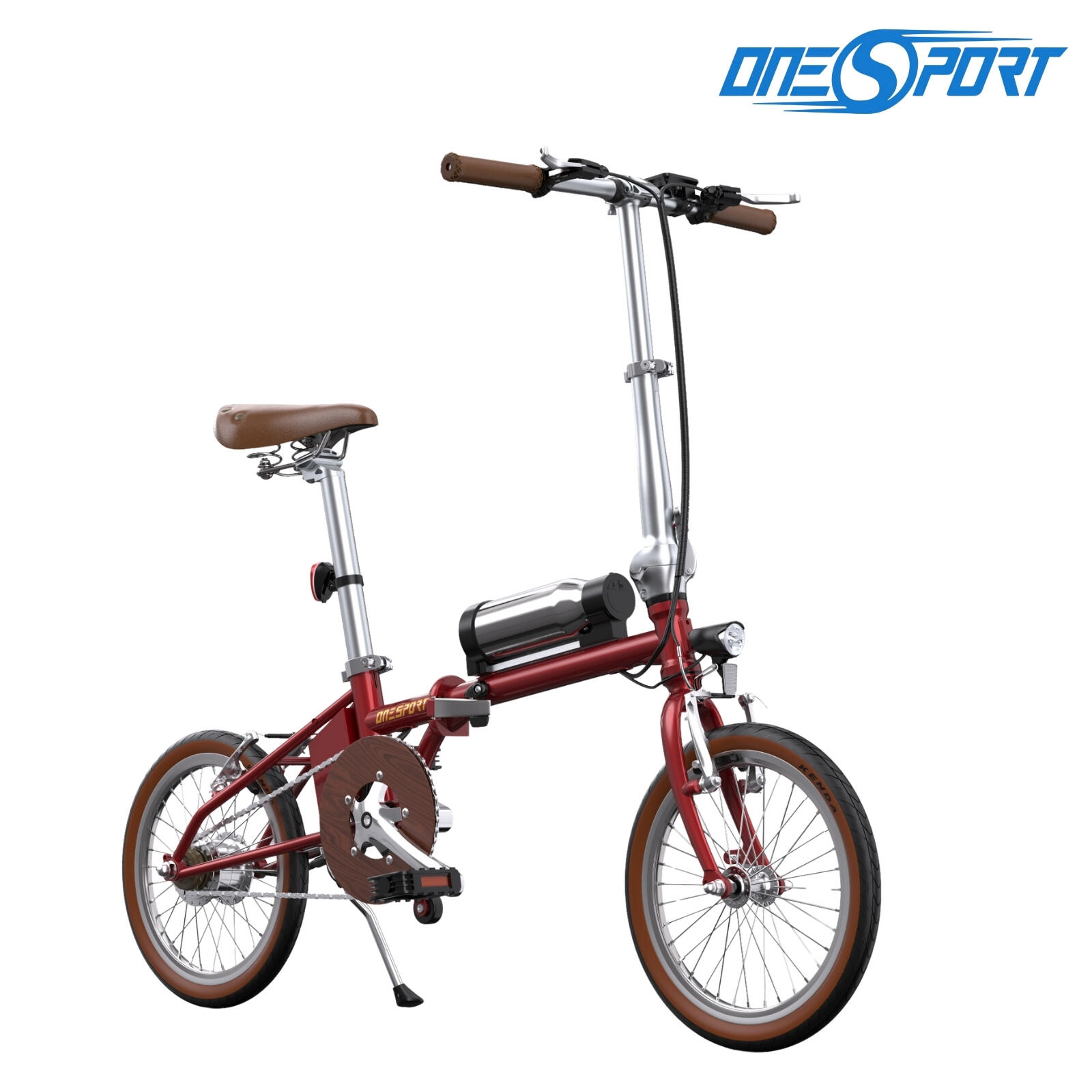 E-Bike niedriger Einstieg OT02 36V 250W Elektrofahrrad Unisex rot |  Decathlon