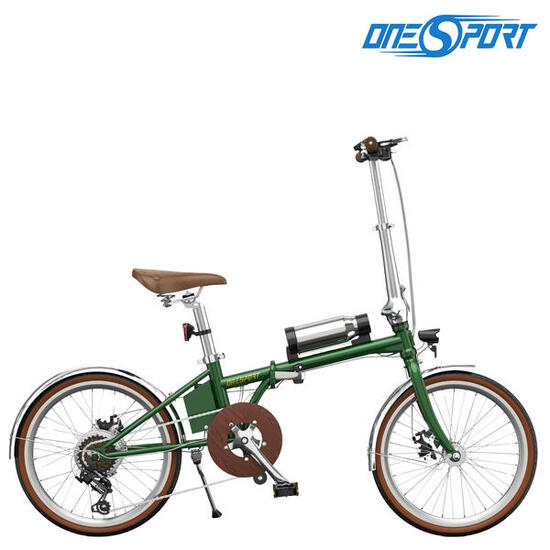E-Bike passo basso OT02pro 20" bicicletta elettrica unisex rosso