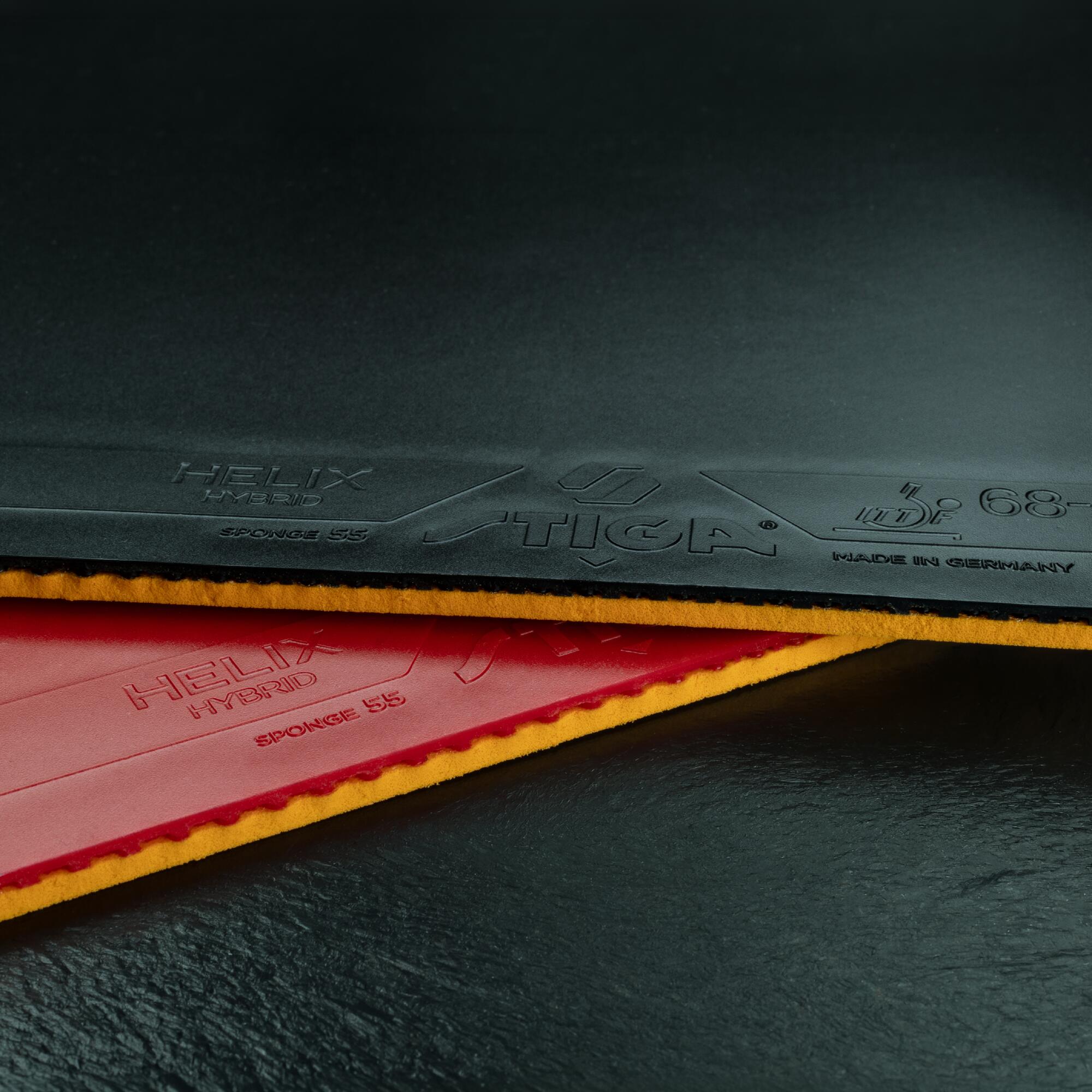 STIGA Revestimiento pala de ping pong Helix Hybrid H Black 2,2 4/4
