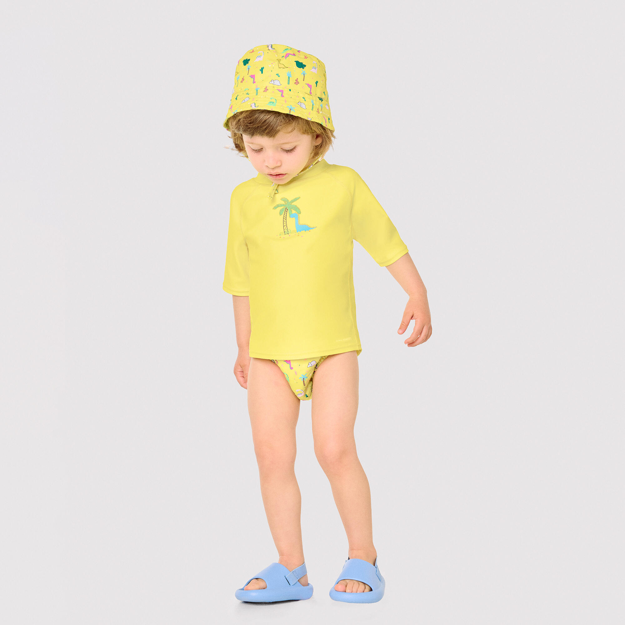 Maillot de bain bébé imprimé dinosaures et palmiers 7/7